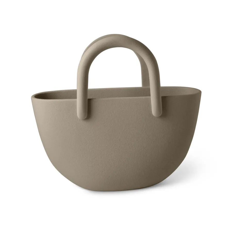 obrazek 5 Unikalny wazon ceramiczny w kształcie torby
