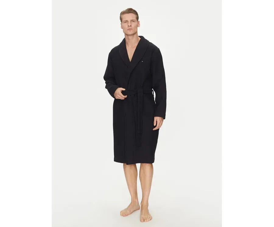 obrazek 1 Tommy Hilfiger Szlafrok UM0UM03524 Granatowy