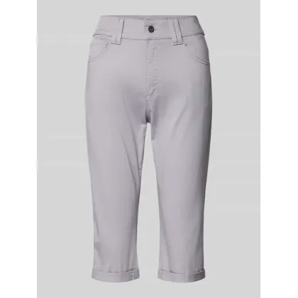 Zdjęcie Spodnie capri o kroju regular fit z 5 kieszeniami