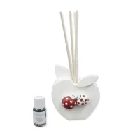 Picture Original apple-shaped diffuser with ladybugs and black orchid perfume 15 ml