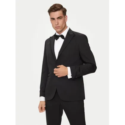 Zdjęcie KARL LAGERFELD Marynarka 155287-543004 Czarny Slim Fit