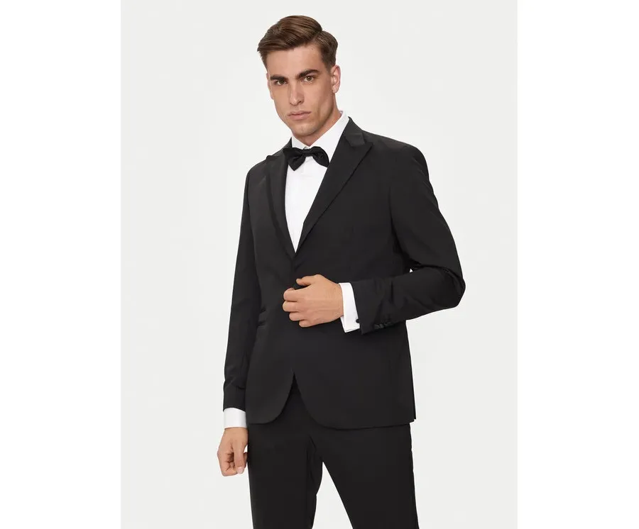 obrazek 1 KARL LAGERFELD Marynarka 155287-543004 Czarny Slim Fit