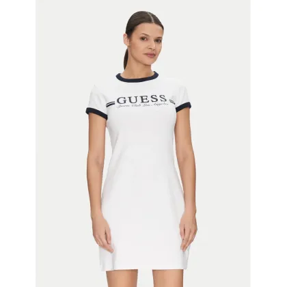 Zdjęcie Guess Sukienka codzienna V5GK02 KCQX1 Biały Slim Fit