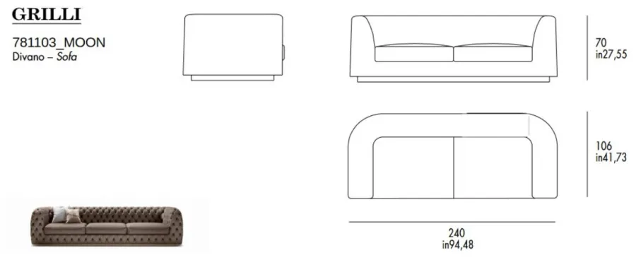 obrazek 5 Niesamowita luksusowa sofa Moon