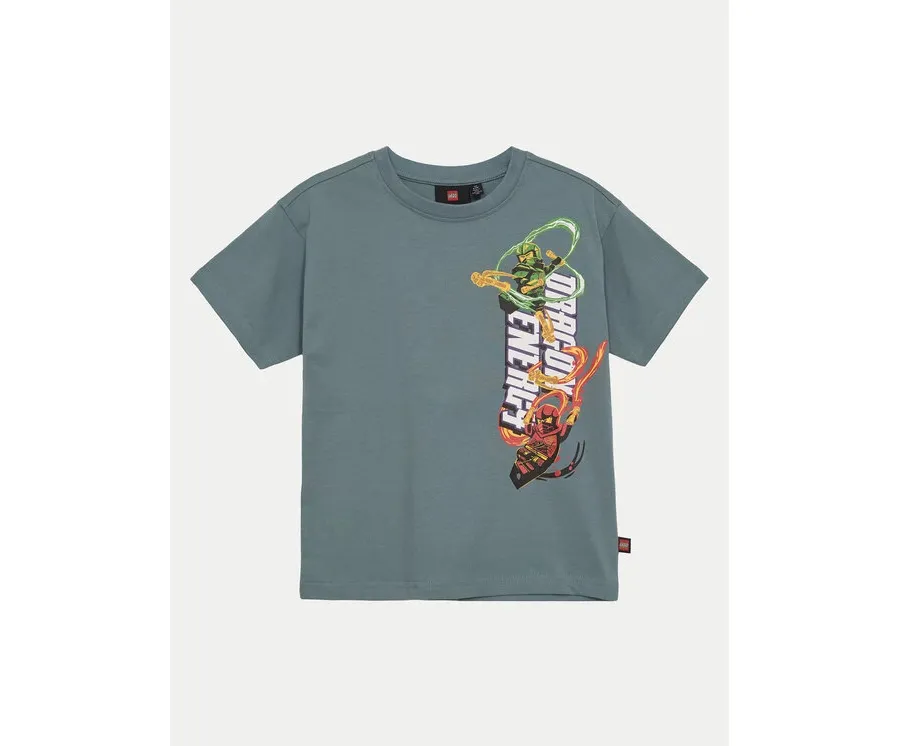 obrazek 1 LEGO T-Shirt Ninjago 12011428 Zielony Regular Fit