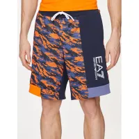 Zdjęcie EA7 Emporio Armani Szorty sportowe 3DPS60 PJEQZ 2605 Pomarańczowy Regular Fit