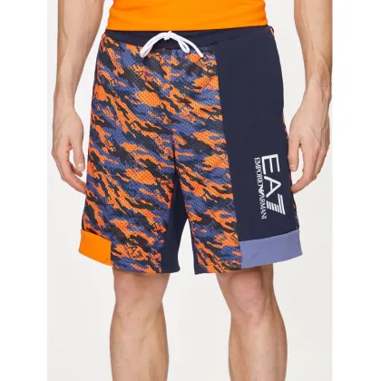 Zdjęcie EA7 Emporio Armani Szorty sportowe 3DPS60 PJEQZ 2605 Pomarańczowy Regular Fit