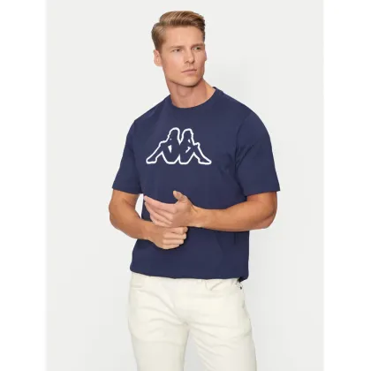 Zdjęcie Kappa T-Shirt Logo Korpo Cromen 303HZ70 Granatowy Regular Fit