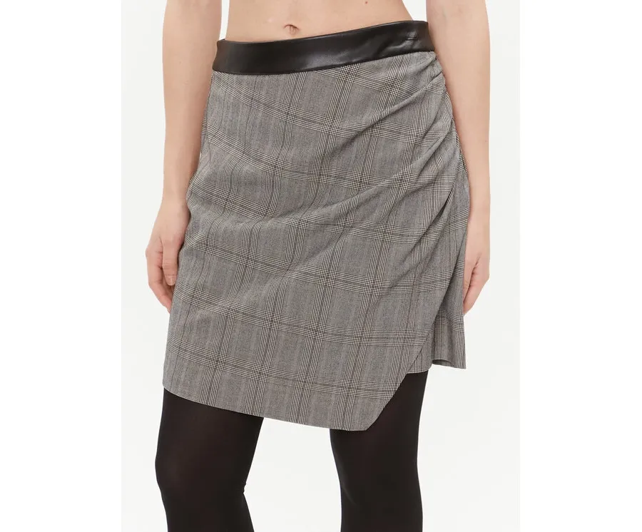 obrazek 1 DKNY Spódnica mini P3GNTU82 Szary Regular Fit