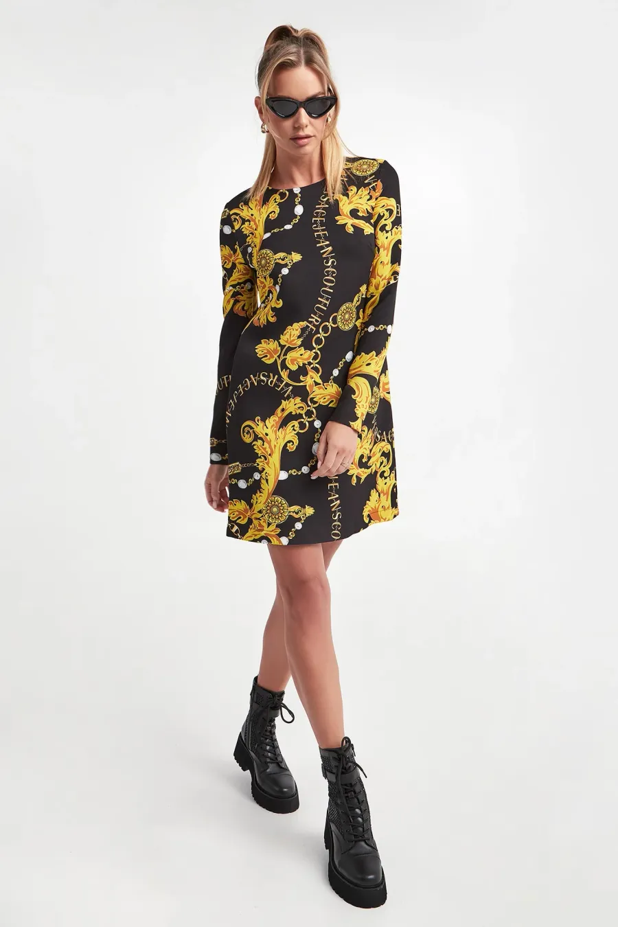 obrazek 1 Sukienka mini VERSACE JEANS COUTURE Versace Jeans Couture