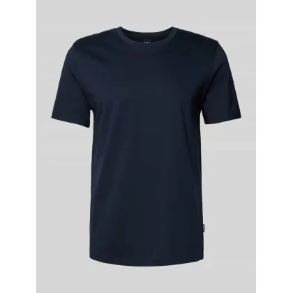 Zdjęcie T-shirt z prążkowanym, okrągłym dekoltem model ‘Tessler’