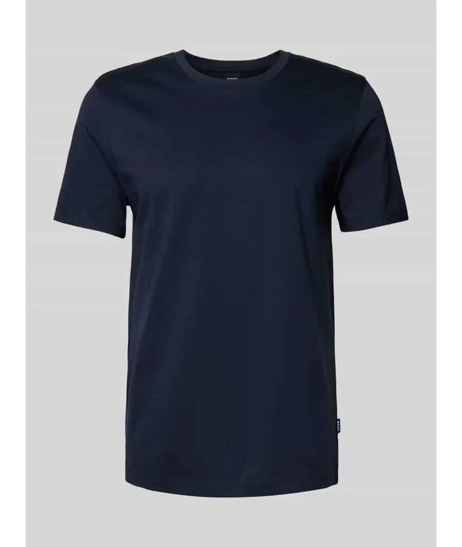 obrazek 1 T-shirt z prążkowanym, okrągłym dekoltem model ‘Tessler’