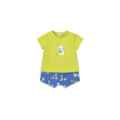 Zdjęcie Mayoral Komplet t-shirt i spodenki 1206 Kolorowy Regular Fit
