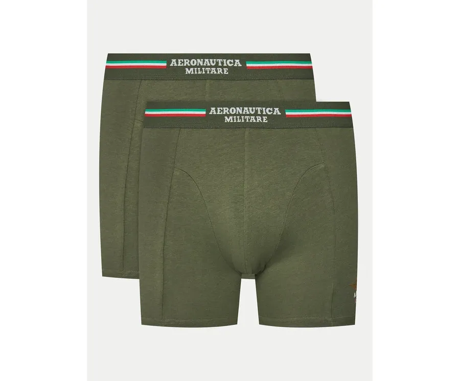 obrazek 1 Aeronautica Militare Komplet 2 par bokserek AM1UBX002 Zielony