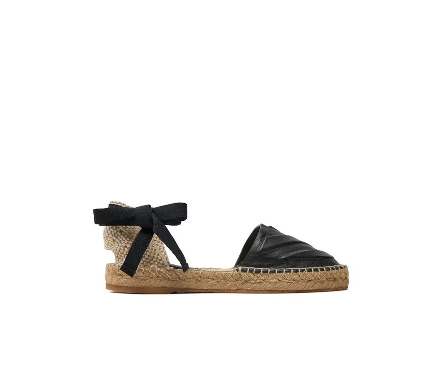 obrazek 1 Off-White Espadryle OWIB015S23LEA0011010 Czarny