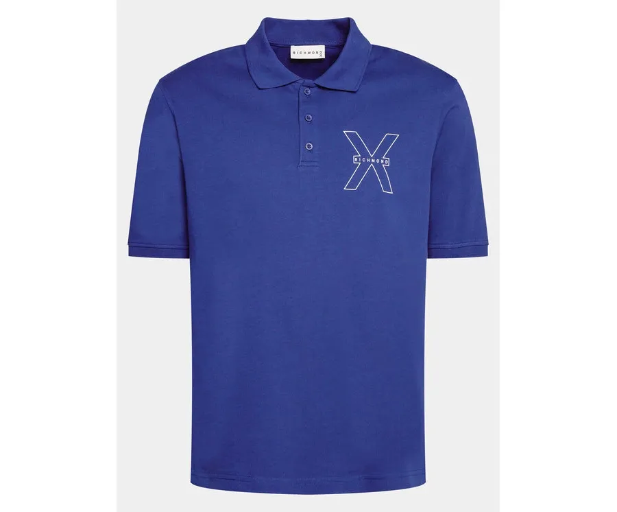 obrazek 1 Richmond X Polo Lisi UMP24207PO Granatowy Regular Fit