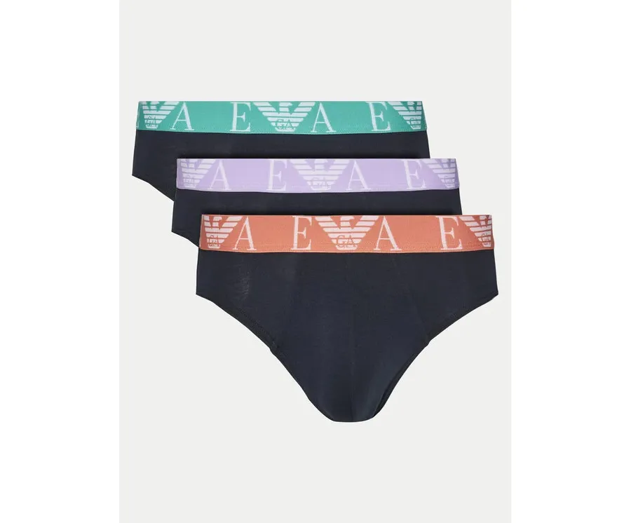 obrazek 1 Emporio Armani Underwear Komplet 3 par slipów EM000258 AF10778 MB139 Granatowy