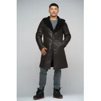 Zdjęcie Płaszcz męski z naturalnego futra jagnięcego - A&A Vesa