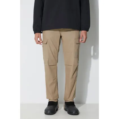 Zdjęcie Carhartt WIP spodnie bawełniane Aviation Pant kolor beżowy proste I032468.8Y02