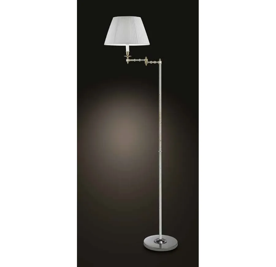 picture 2 Incredible floor lamp with silver leaf decoration