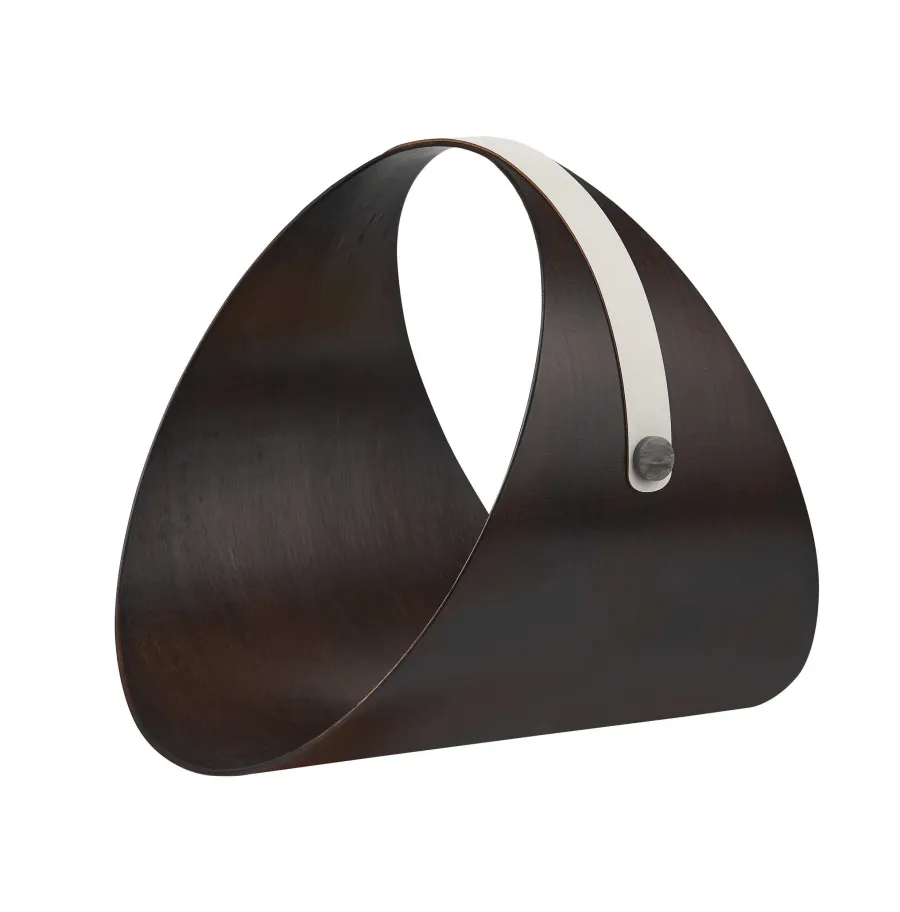 obrazek 1 Niepowtarzalny stojak na drewno do kominka lub czasopisma Ø36 cm