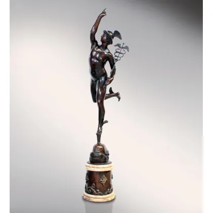Picture Bronze sculpture of flying Mercury - Fonderia Artistica Ruocco