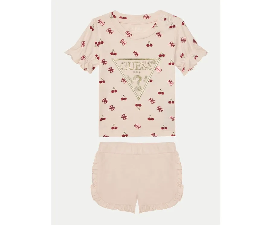 obrazek 1 Guess Komplet dziecięcy A5GG03 K6YW4 Różowy Regular Fit