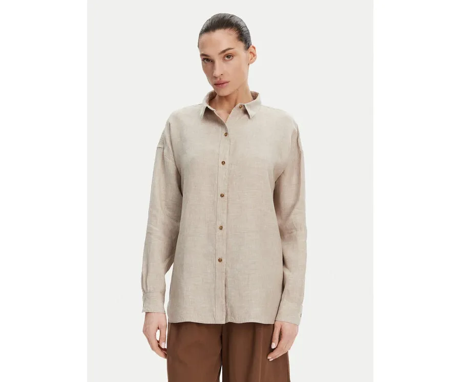 obrazek 1 Barbour Koszula Hampton LSH1596SN31 Beżowy Relaxed Fit