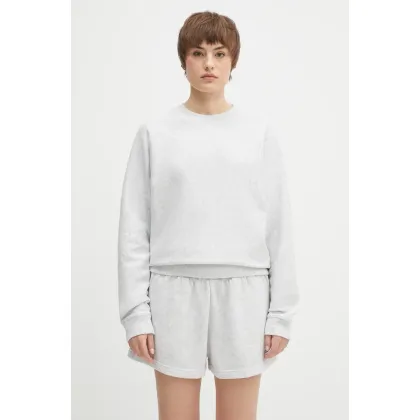 Zdjęcie Sporty & Rich bluza Sr Runner Soft Crewneck damska kolor szary melanżowa ST082606139GY03