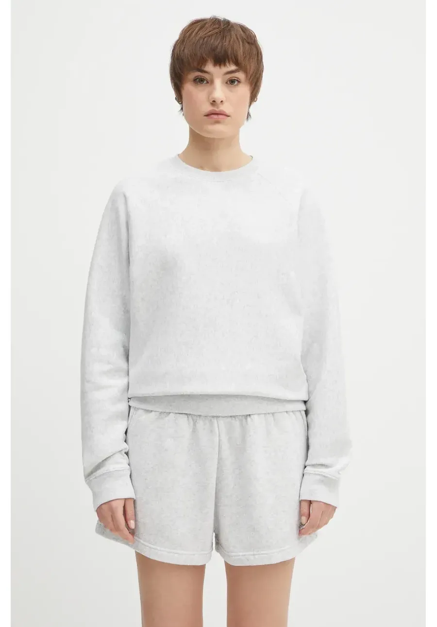 obrazek 1 Sporty & Rich bluza Sr Runner Soft Crewneck damska kolor szary melanżowa ST082606139GY03