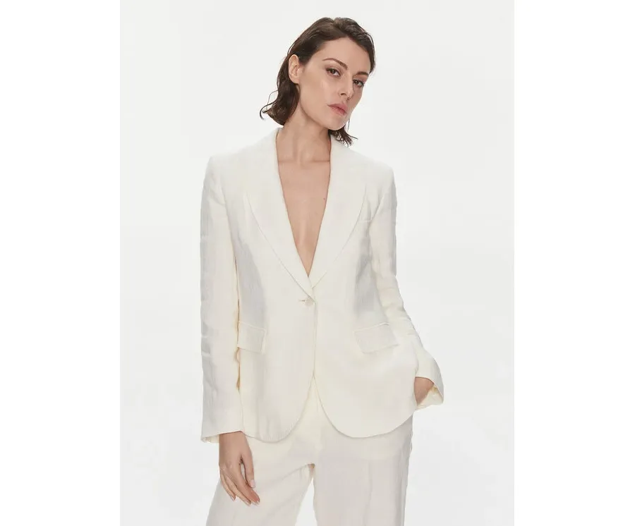 obrazek 1 Weekend Max Mara Marynarka Nalut 2415041032 Biały Regular Fit