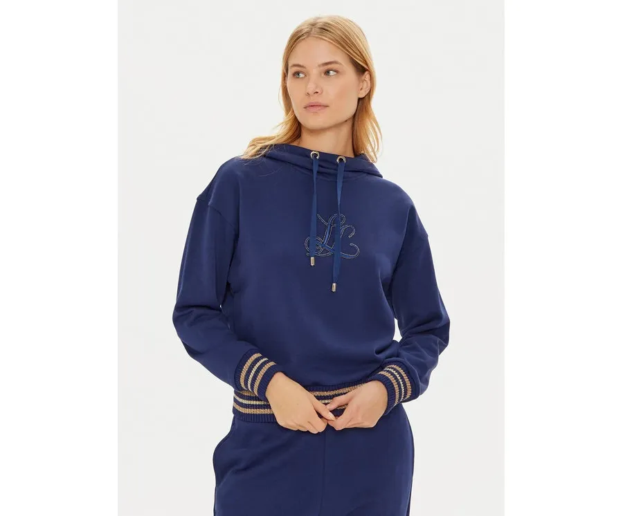 obrazek 1 Luisa Spagnoli Bluza Lievi 541457 Granatowy Regular Fit