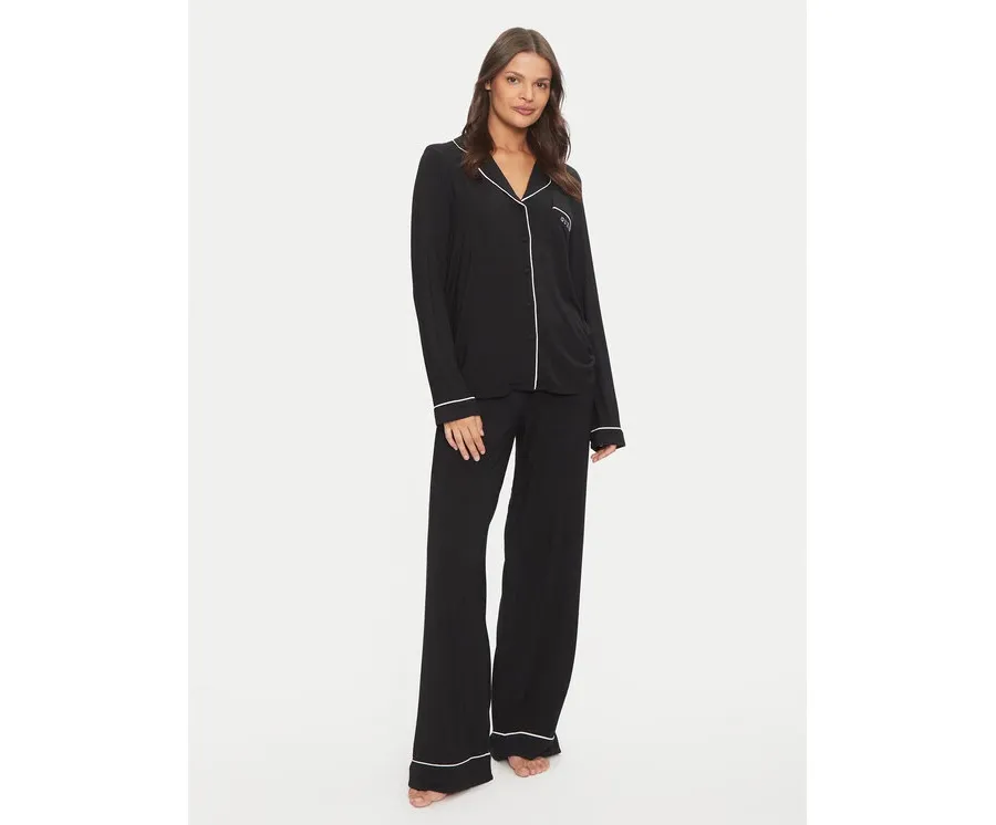 obrazek 1 Guess Piżama Carlyn O4BX07 KCIN2 Czarny Regular Fit