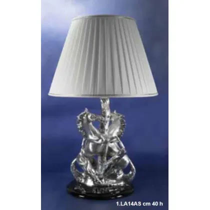 Picture An unusual decoration in the form of a lamp with horses - Art B