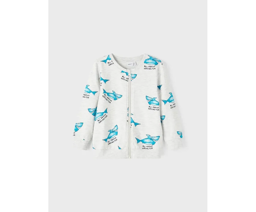obrazek 1 NAME IT Bluza 13217044 Szary Regular Fit