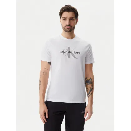 Zdjęcie Calvin Klein Jeans T-Shirt LV040EM286 Biały Regular Fit