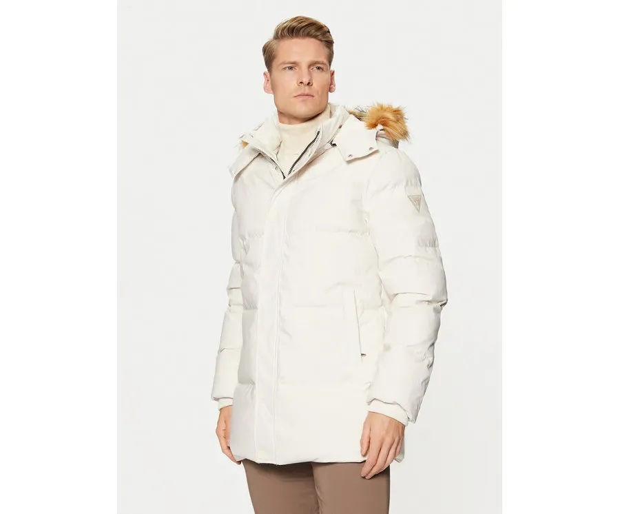 obrazek 1 Guess Kurtka puchowa M4BL53 WG7X2 Écru Regular Fit