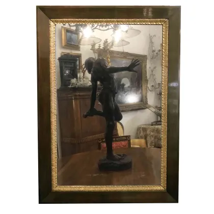 Zdjęcie Lustro ze złotym profilem w stylu Empire