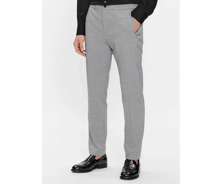 obrazek 1 Tommy Hilfiger Spodnie materiałowe Dc Chelsea Po Travel Wool MW0MW33930 Szary Regular Fit