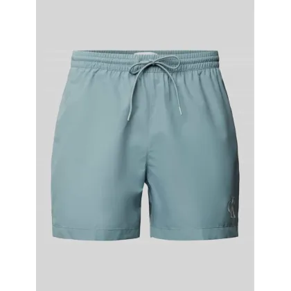 Zdjęcie Spodenki kąpielowe o kroju regular fit z nadrukiem z logo