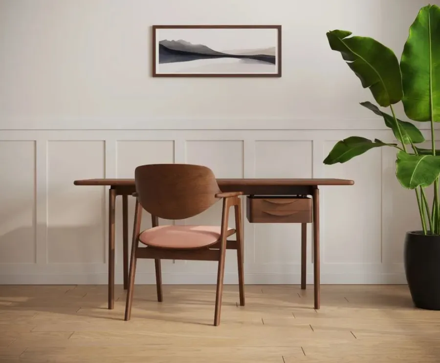 obrazek 4 Eleganckie krzesło biurowe Mid-Century