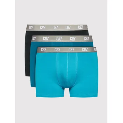 Zdjęcie Cristiano Ronaldo CR7 Komplet 3 par bokserek Basic Trunk 3-Pack 8100-49-2717 Niebieski