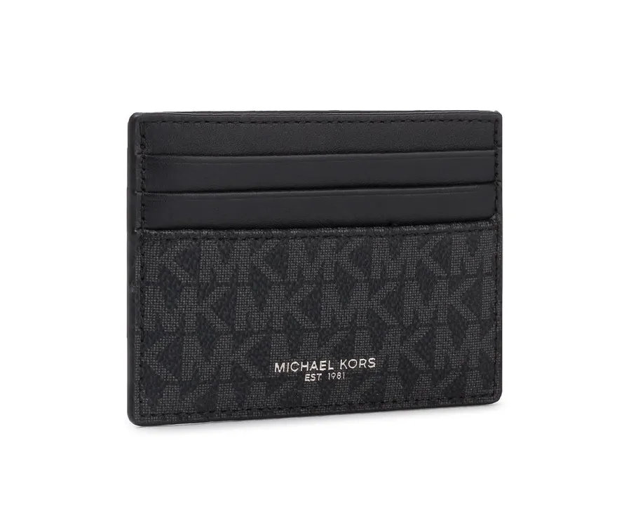 obrazek 1 MICHAEL Michael Kors Etui na karty kredytowe Greyson 39F9LGYD2B Czarny