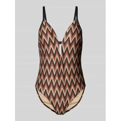Zdjęcie Kostium kąpielowy z graficznym wzorem model ‘ANA’