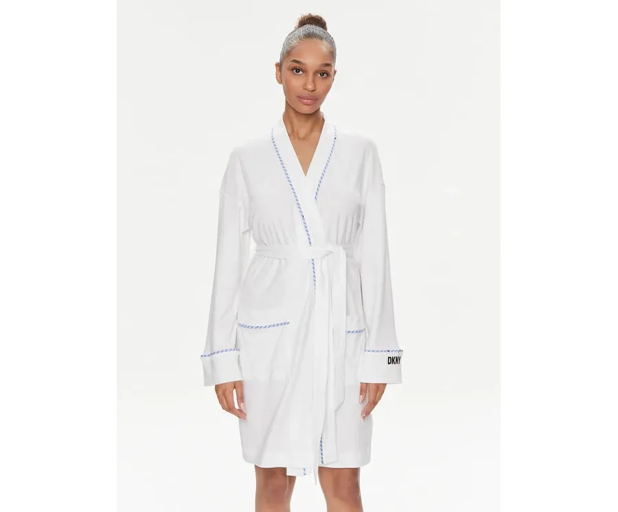 obrazek 1 DKNY Szlafrok YI10008 Biały
