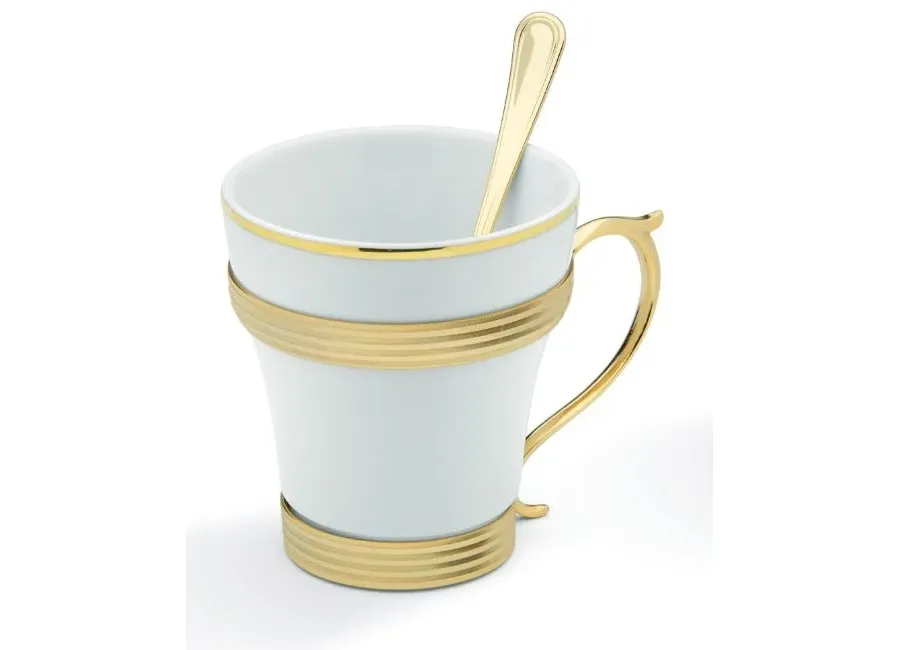 obrazek 1 Stylowy komplet 2 filiżanek porcelanowych do herbaty