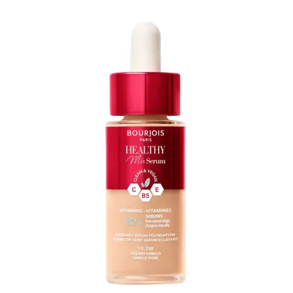 Zdjęcie BOURJOIS Healthy Mix Serum Podkład do twarzy, 51.2 Golden Vanilla Golden Vanilla 30 ml Bourjois