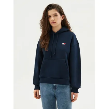 Zdjęcie Tommy Jeans Bluza Badge DW0DW19414 Granatowy Boxy Fit