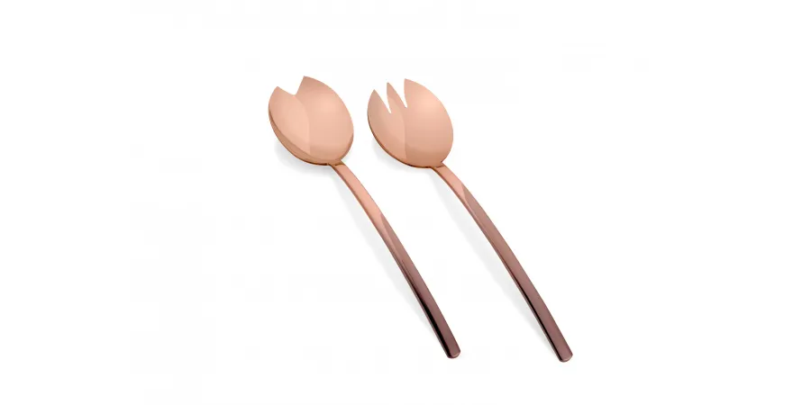 obrazek 4 Elegancka włoska łyżka Gourmet z kolekcji Due Bronzo - 6 szt.
