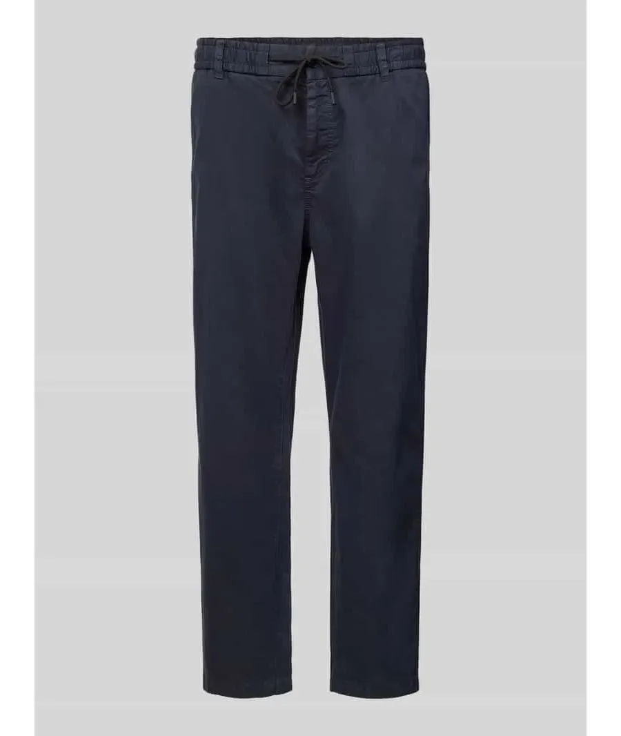 obrazek 1 Chinosy o kroju tapered fit z elastycznym pasem